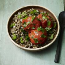 Linsengemüse mit Petersilie