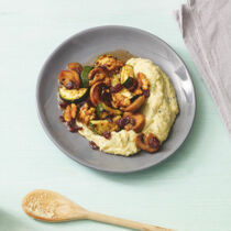 Polenta mit Pilzgemüse Polenta mit Pilzgemüse