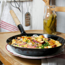 Bauernfrühstück mit Räuchertofu