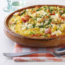 Couscousauflauf mit Putenbrust Couscousauflauf mit Putenbrust