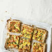 Curry-Möhren-Tarte Curry-Möhren-Tarte