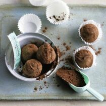 Teetrüffel mit Vanille Teetrüffel mit Vanille