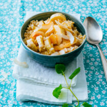 Naturreis-Porridge mit Banane Naturreis-Porridge mit Banane