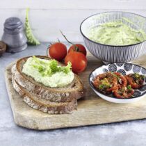 Sandwich mit Grünkohlcreme Sandwich mit Grünkohlcreme