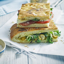 Focaccia mit Rucola Focaccia mit Rucola