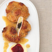 Gefüllte Schnitzel mit Äpfeln Gefüllte Schnitzel mit Äpfeln