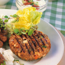 Hacksteaks mit Feta (Biftéki) Hacksteaks mit Feta (Biftéki)