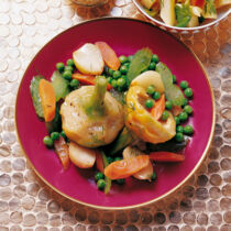 Artischocken mit Gemüse