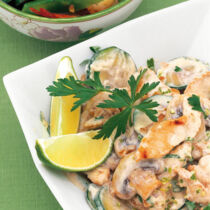 Puten-Zucchini-Geschnetzeltes