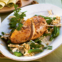 Hähnchenfilet auf Champignons Hähnchenfilet auf Champignons