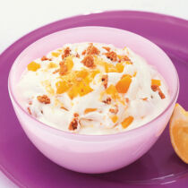 Ricottacreme mit Pfirsichen Ricottacreme mit Pfirsichen