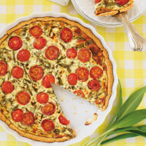 Bärlauch-Tomaten-Tarte Bärlauch-Tomaten-Tarte