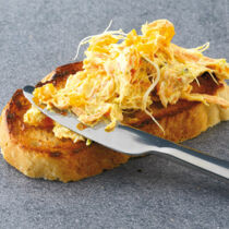 Brot mit Curry-Aufstrich Brot mit Curry-Aufstrich