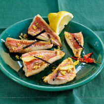 Rotbarbenfilets in Vanillebutter Rotbarbenfilets in Vanillebutter