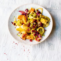 Ziegenkäsegnocchi mit Fenchelgemüse Ziegenkäsegnocchi mit Fenchelgemüse