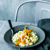 Zitronenrisotto mit Kardamom-Möhren Zitronenrisotto mit Kardamom-Möhren