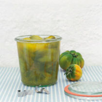 Grüne Tomatenkonfitüre