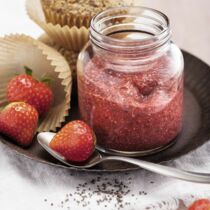 Erdbeeraufstrich mit Chia Erdbeeraufstrich mit Chia