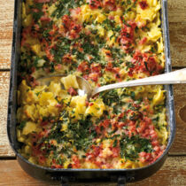 Überbackene Schinkenfleckerln Überbackene Schinkenfleckerln