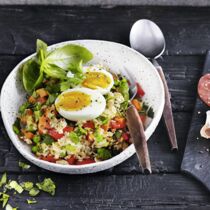 Gemüse-Porridge mit Ei Gemüse-Porridge mit Ei