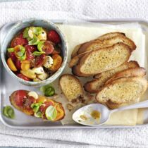 Bruschetta mit Tomaten-Kompott