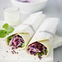 Wraps mit Linsen und Kohl Wraps mit Linsen und Kohl