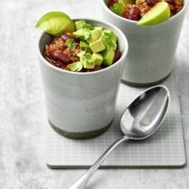 Chili con Carne mit Avocado Chili con Carne mit Avocado