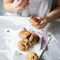 Muffins mit Smoothie-Kern