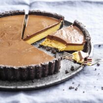 Peanutbutter-Pie mit Lieblingskeksen