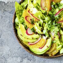 Salat mit Zitrusdressing Salat mit Zitrusdressing