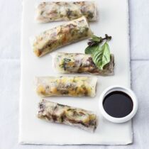 Reisblattrollen mit Fisch Reisblattrollen mit Fisch