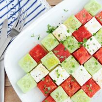 Wassermelonen-Feta-Salat