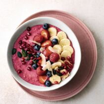 Pinke Smoothie-Bowl