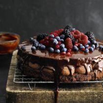 Schokosahne-Naked-Cake Schokosahne-Naked-Cake