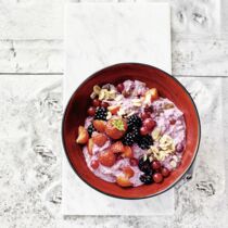 Birchermüsli mit Beeren-Mix Birchermüsli mit Beeren-Mix