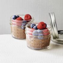 Seidentofu-Mousse-Heidelbeeren