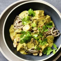 Gelbes-Tempeh-Curry-Champignons Gelbes-Tempeh-Curry-Champignons