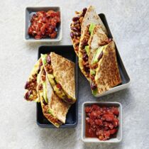 Quesadillas mit Sonnenblumenhack Quesadillas mit Sonnenblumenhack