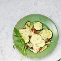 Schichtpfanne mit K&auml;se