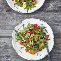 Backkartoffelsalat-Ruccola