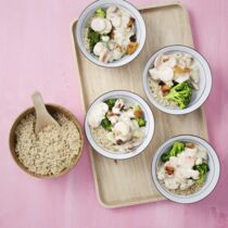 Brokkoli-Couscous in Erdnusssauce Brokkoli-Couscous in Erdnusssauce