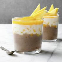 Schoko-
Mango-Dessert