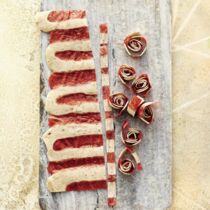 Banane-Erdbeer-Fruchtlederschnecken Banane-Erdbeer-Fruchtlederschnecken