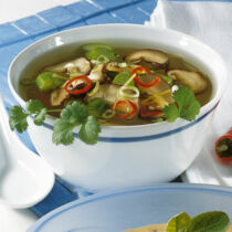 Asia-Suppe mit Shiitake