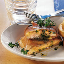 Lachsfilet mit Schinken Lachsfilet mit Schinken