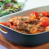 Hühnerkeulen mit Kartoffeln