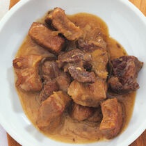 Biergulasch mit Kümmel