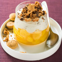 Ananaskompott mit Amaretti