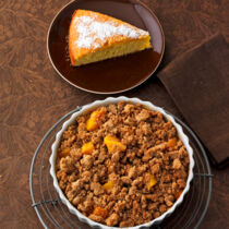 Nektarinen-Crumble Nektarinen-Crumble