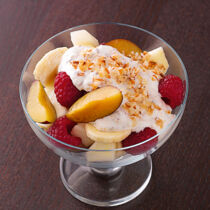 Früchte mit Kokossauce Früchte mit Kokossauce